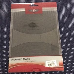 IPAD 6 CASE / BLACK SKIN CASE + HYBRID CASE / BLACK STAND 9.7